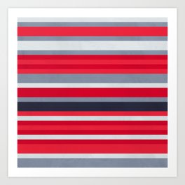 Pattern Stripes Color Space Imperial Art Print