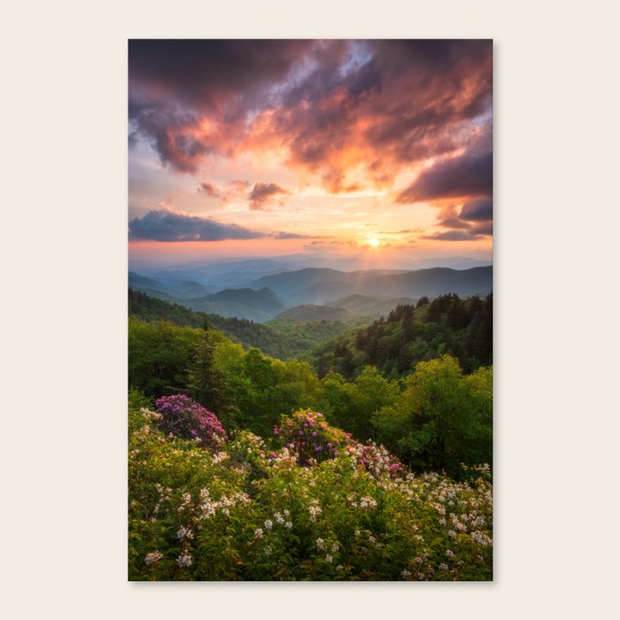 Great Smoky Mountains Scenic Landscape Photography Blue Ridge Parkway