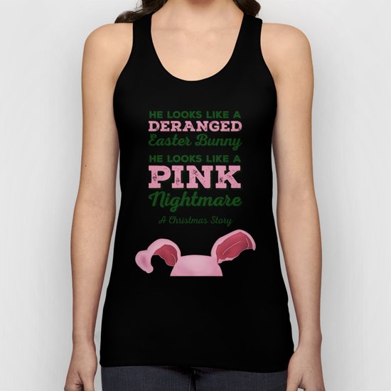 A Christmas Story - He Looks Like a Deranged Easter Bunny Unisex Tank Top