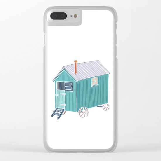 Little Shepherd Hut Clear iPhone Case