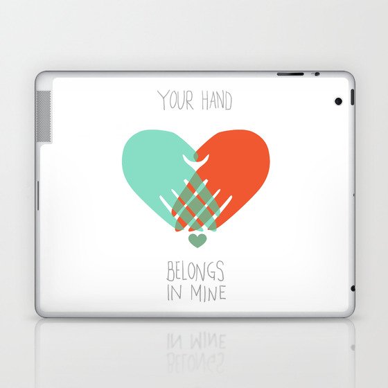 I wanna hold your hand Laptop & iPad Skin