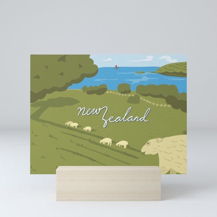 New Zealand Mini Art Print