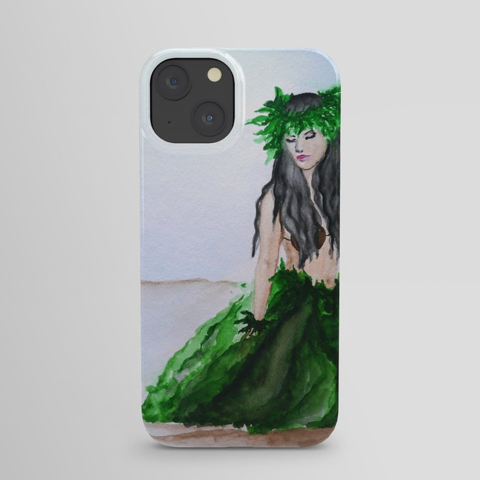 hula girl iPhone Case