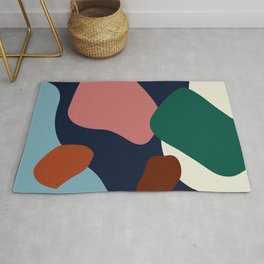 Abstract Nature Playground Area & Throw Rug
