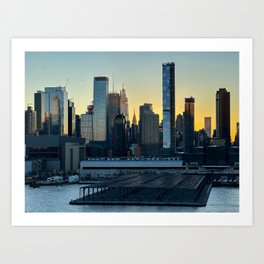 Midtown Manhattan Sunrise (1) Art Print