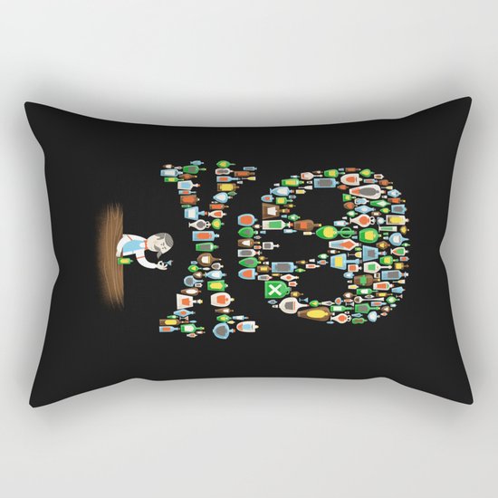 What's your poison? Rectangular Pillow