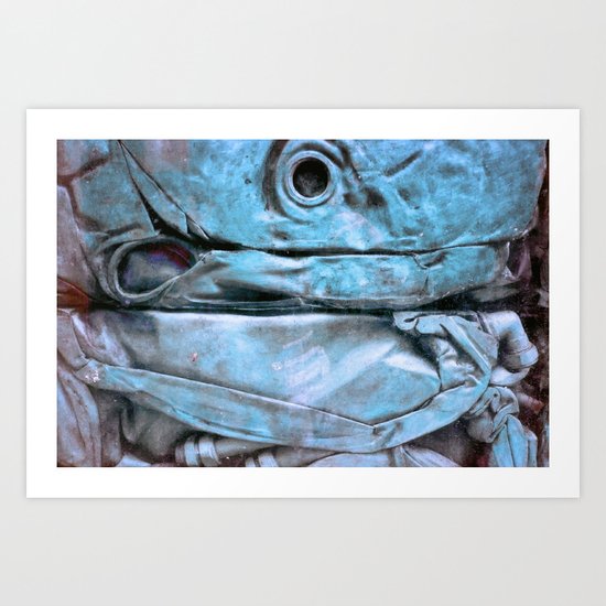 Blue blue Art Print