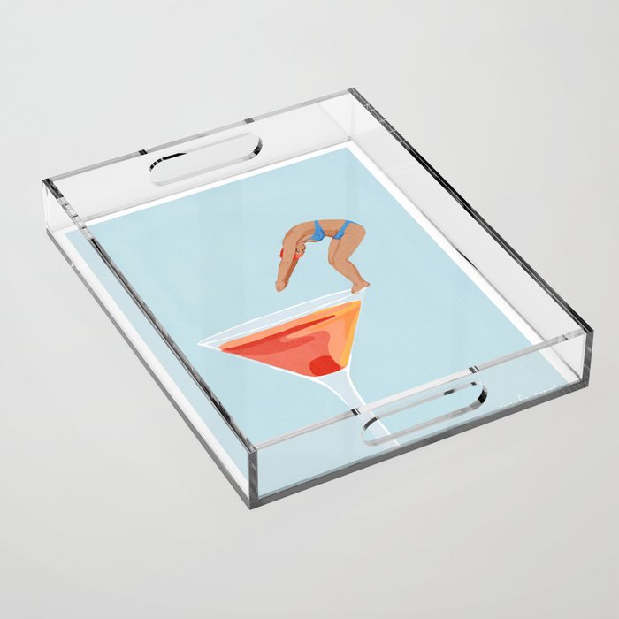 Cocktail Dip Acrylic Tray