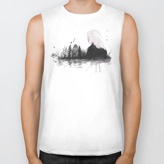dried-out rivers Biker Tank