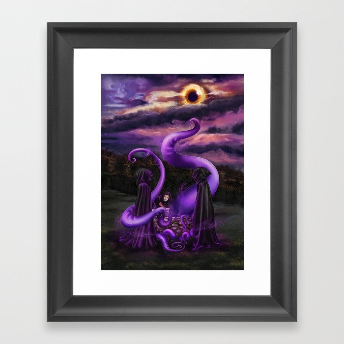 Calling of the Great One Tentacles Framed Art Print