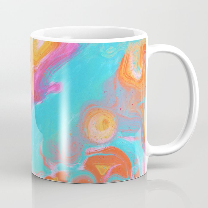 Orange and Blue 001 Coffee Mug
