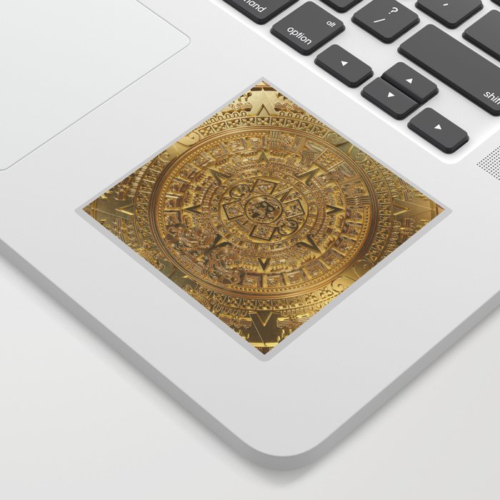 Aztec Calendar Sticker