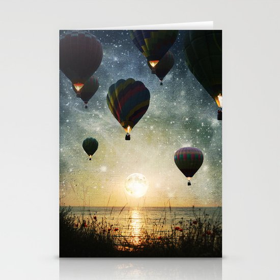 Lighting the night Stationery Cards