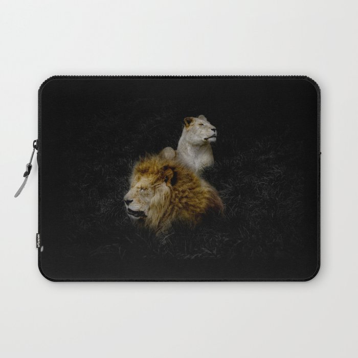 Pride - Lioness and Lion Couple Goals Laptop Sleeve