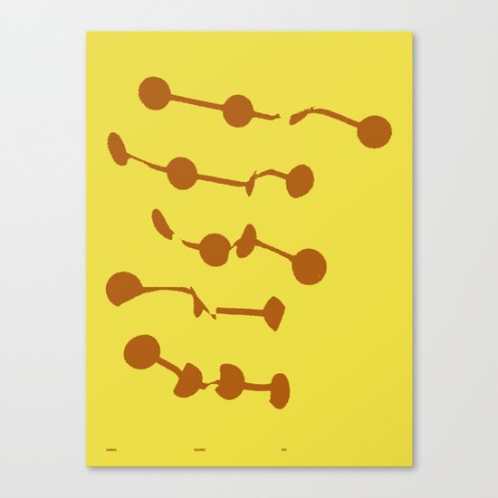 ANIMAL SOUNDS 001 — Matthew Korbel-Bowers Canvas Print