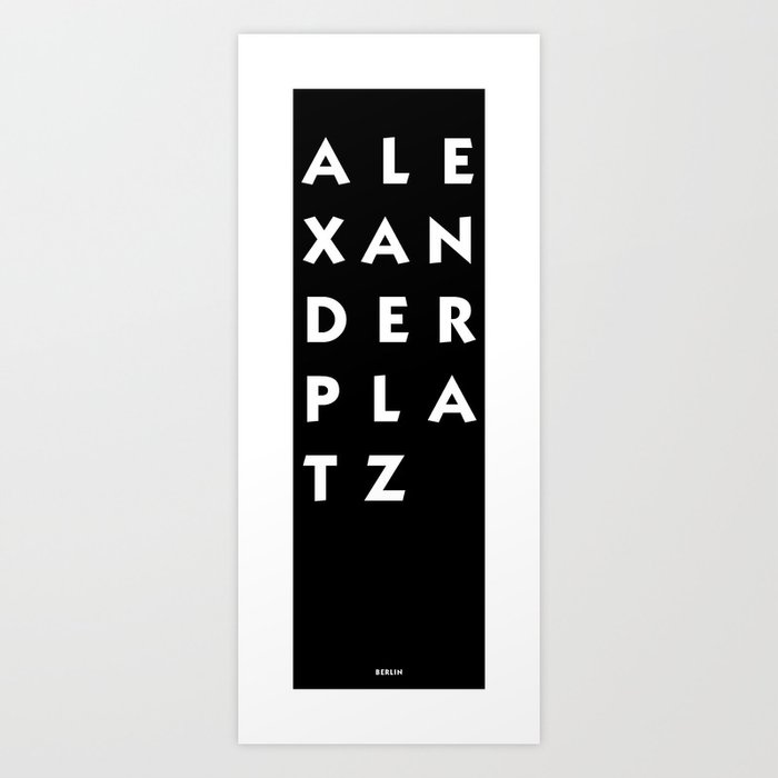 Alexanderplatz - Berlin Art Print by Hell-Prints-Munich | Society6