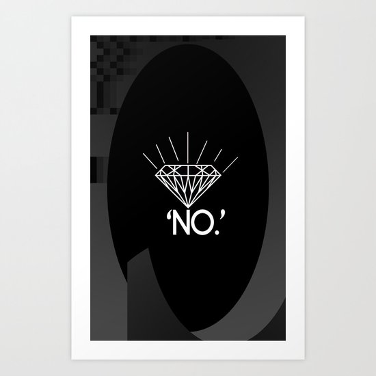 No. Art Print
