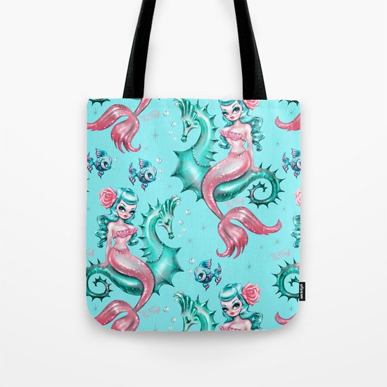 Mysterious Mermaid Tote Bag