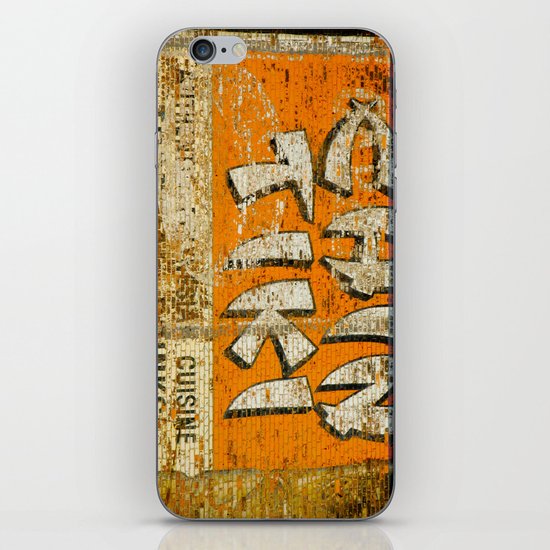 Chin Tiki Wall iPhone & iPod Skin