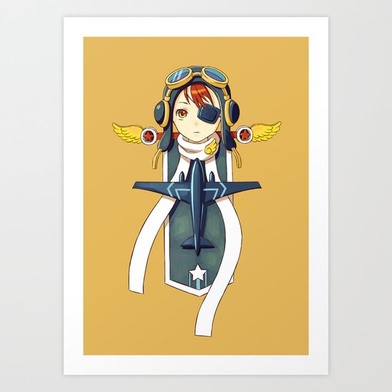 Pilot Banner Art Print