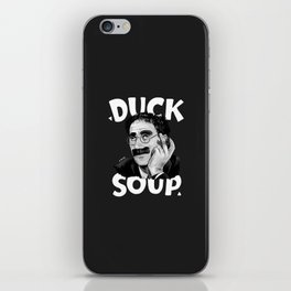 Groucho Marx - Duck Soup with Title Illustration iPhone Skin
