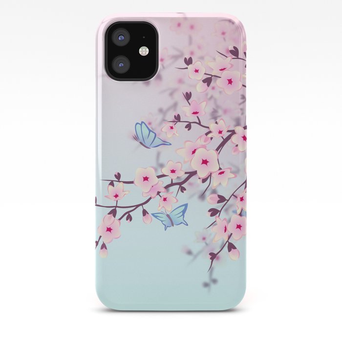 Cherry Blossom Landscape iPhone Case