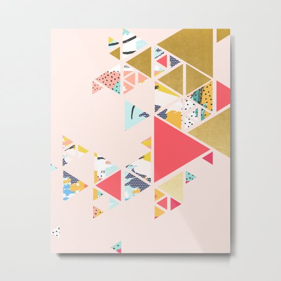Gold Abstraction #society6 #decor #buyart Metal Print