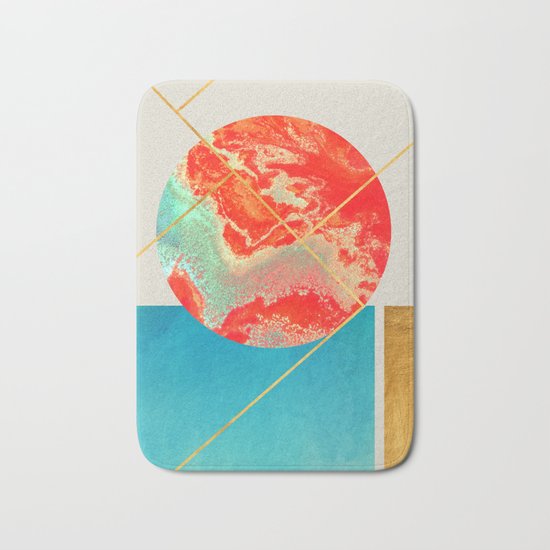 Earth & Sea #society6 #decor #buyart Bath Mat