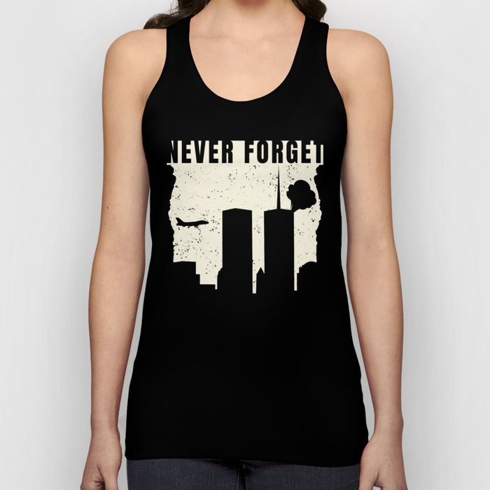 Patriot Day Never Forget 911 Anniversary Tank Top