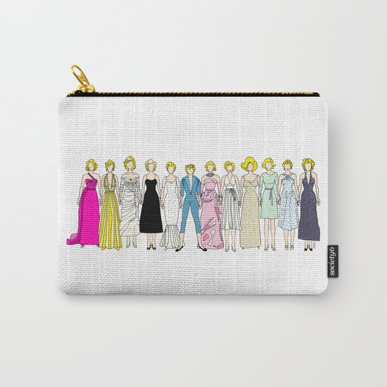 Outfits of Marilyn Fashion (White) Carry-All Pouch