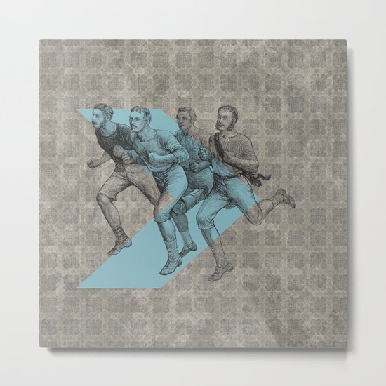 Runners Metal Print
