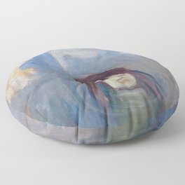 Edvard Munch - Vision (1892) Floor Pillow