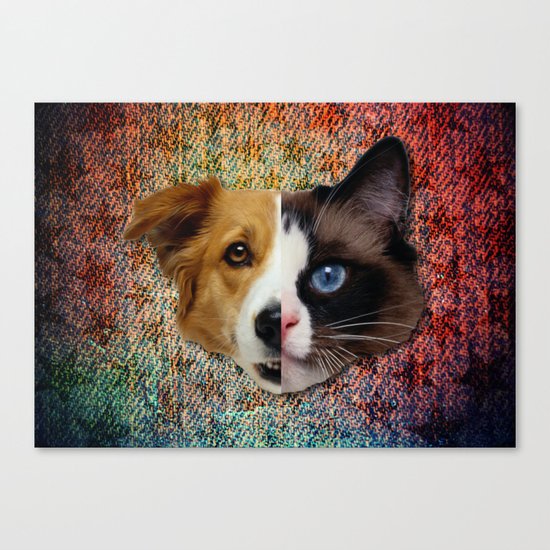 CatDog Canvas Print
