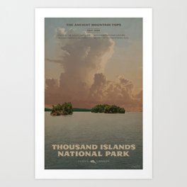 Thousand Islands National Park Art Print