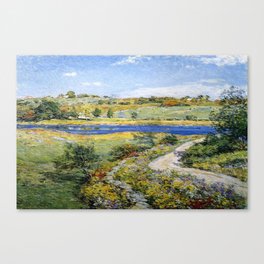 Blue Landscape Mural Canvas Print