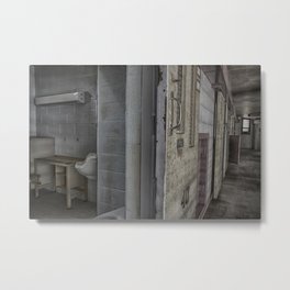 Cells Metal Print | Door, Hallway, Facility, Pentitentiary, Correctional, Institutional, Photo, Abandoned, Hall, Institution 