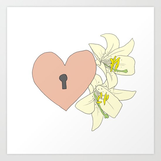 LOCK Art Print
