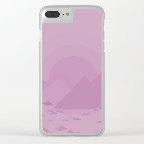 The lilac hills Clear iPhone Case