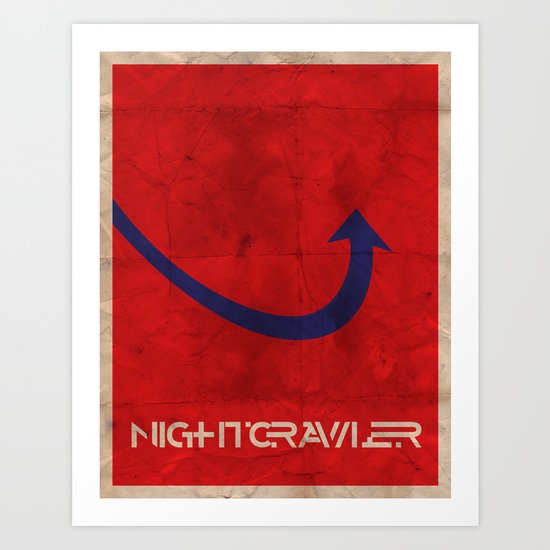 Minimalist Nightcrawler Art Print
