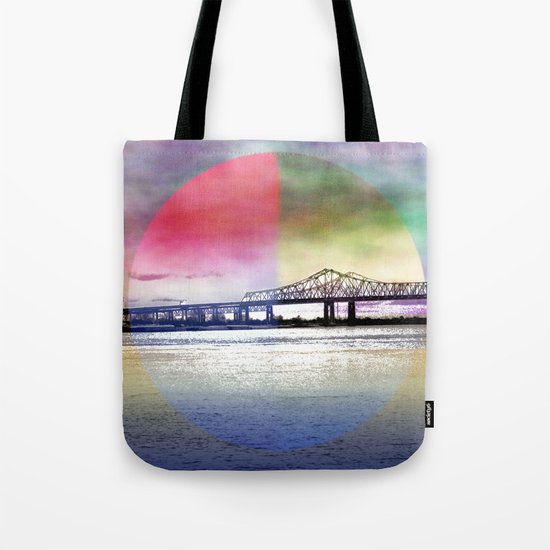 Crescent City Connection Bridge Tote Bag