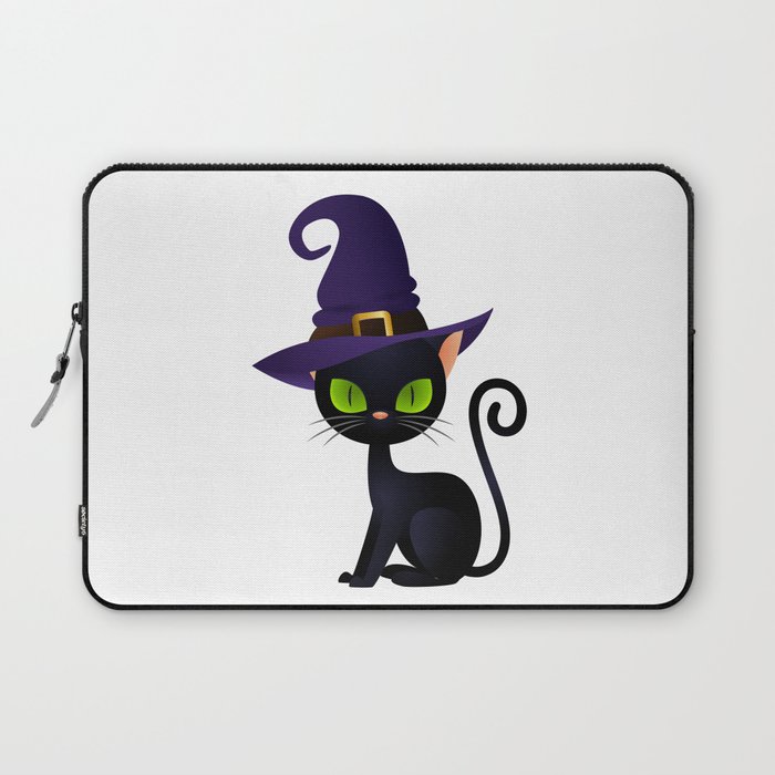 Black Cat Laptop Sleeve
