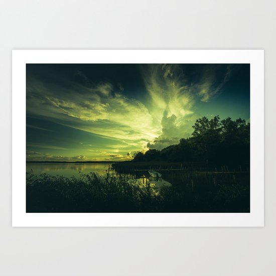French kissing Art Print