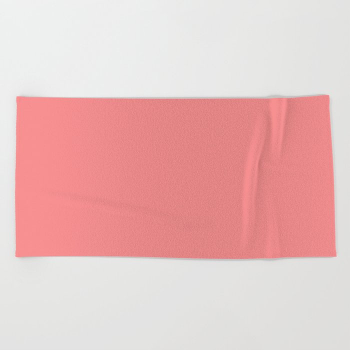 Red Sunset Beach Towel