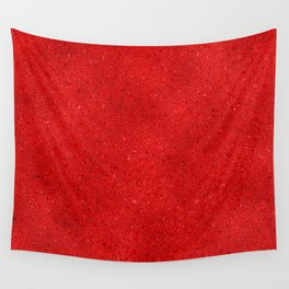 Red Glitter Wall Tapestry