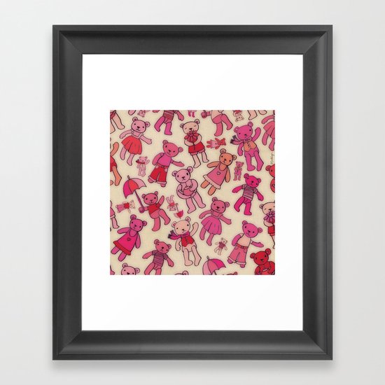 Teddies! Framed Art Print