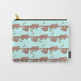 Lazy Baby Sloth Pattern Carry-All Pouch