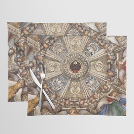 Renaissance Fresco Vaulting decoration of the Sacristy of St Mark (detail) Placemat