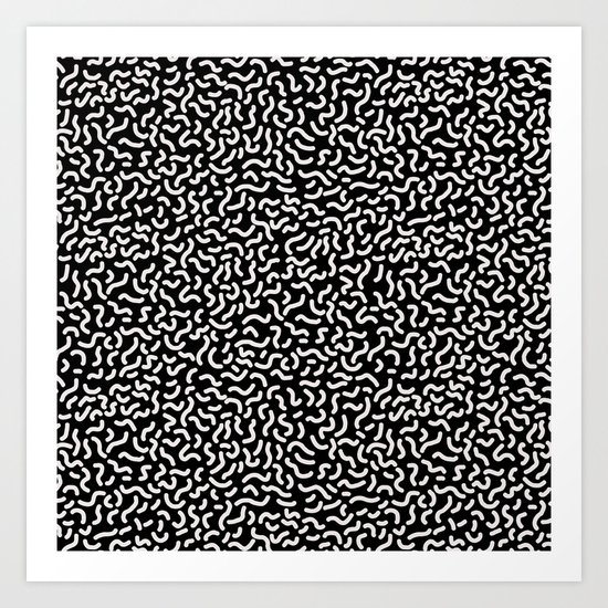Memphis pattern 4 Art Print