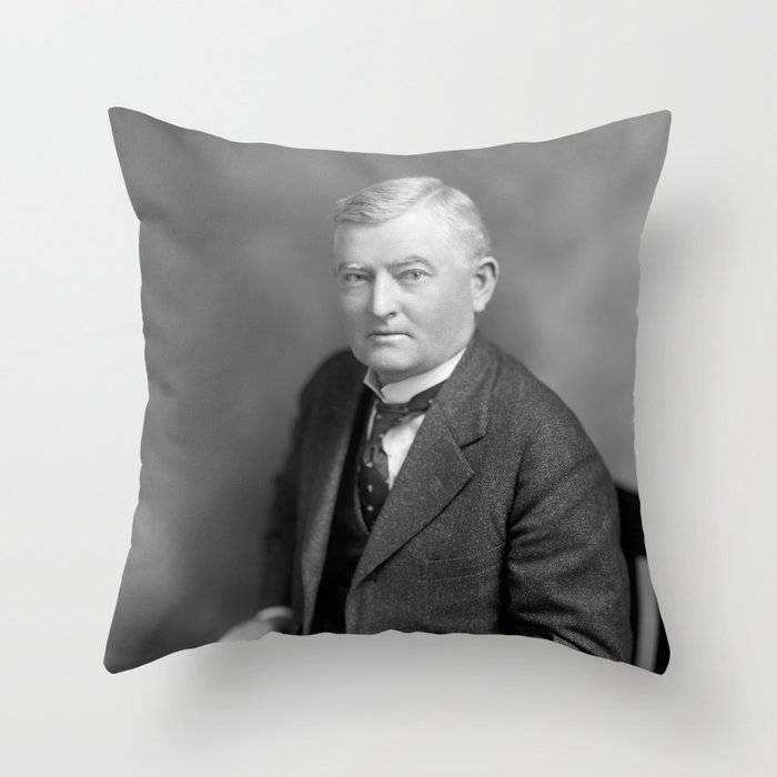 Vice President John Nance Garner Portrait Throw Pillow