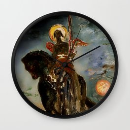 “The Angel of Death” by Gustave Moreau Wall Clock